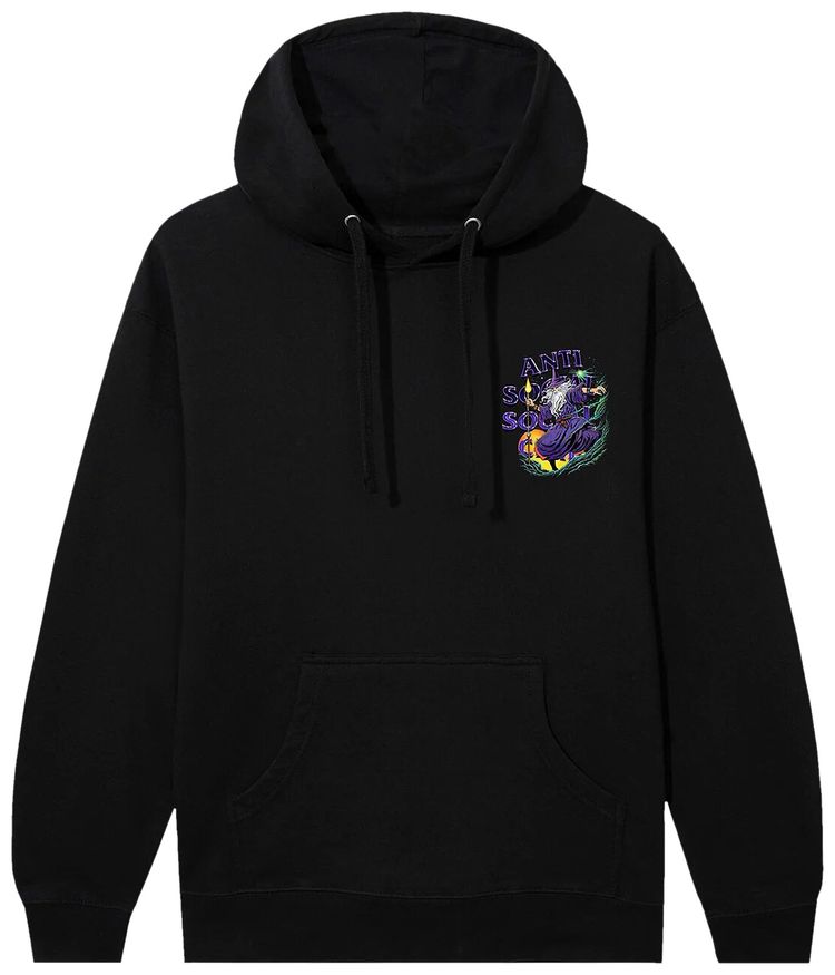 Anti Social Social Club Sleave Hoodie Black