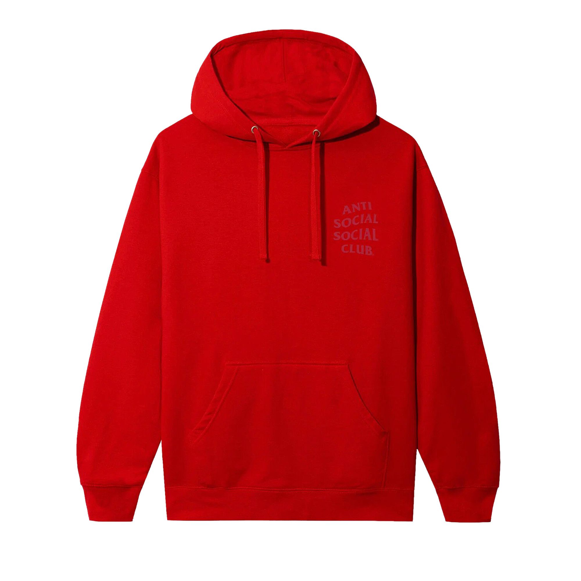 Buy Anti Social Social Club Analogous Hoodie 'Red' - 0657