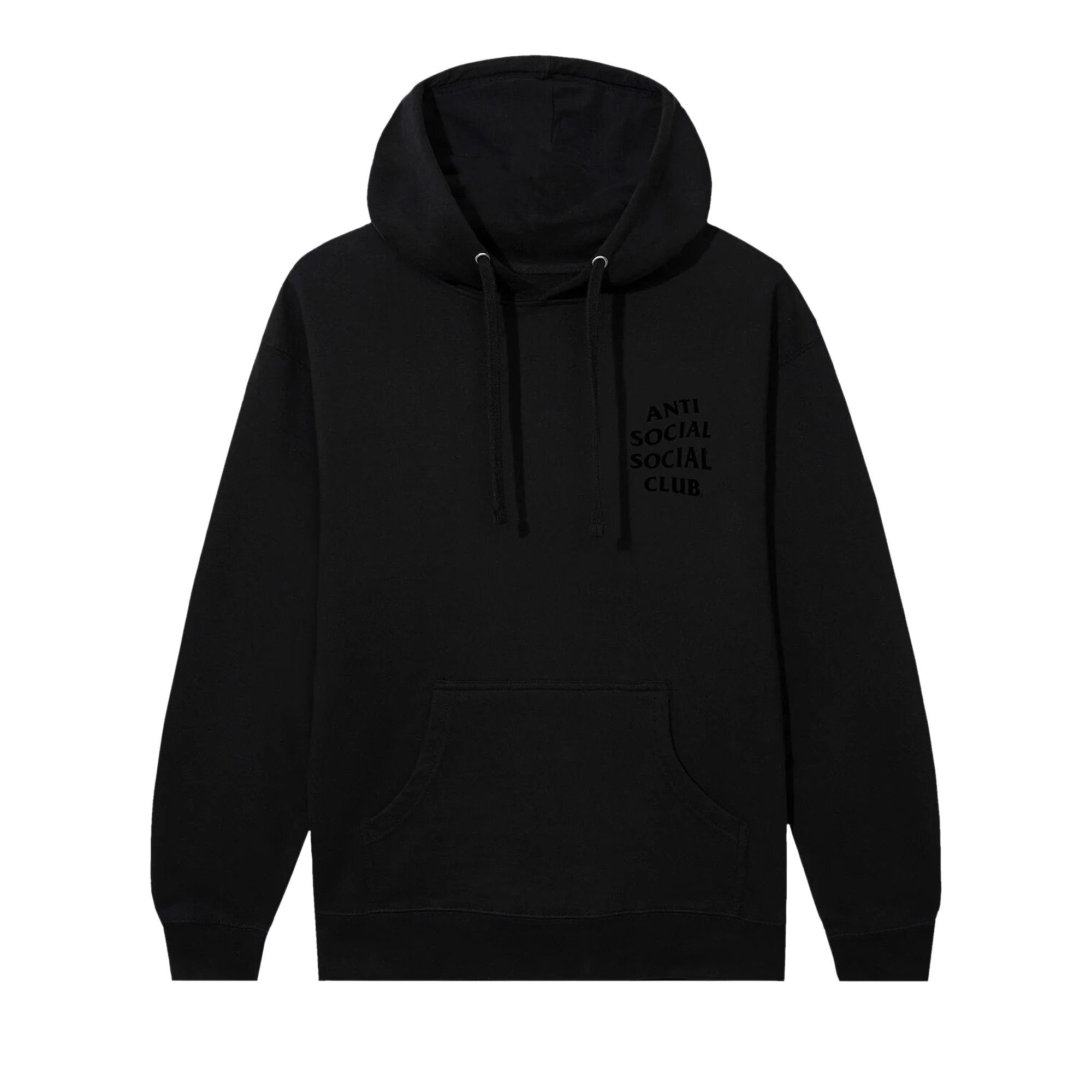 Anti social 2025 hoodie black