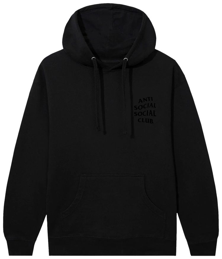 Anti Social Social Club Cancelled Hoodie Black