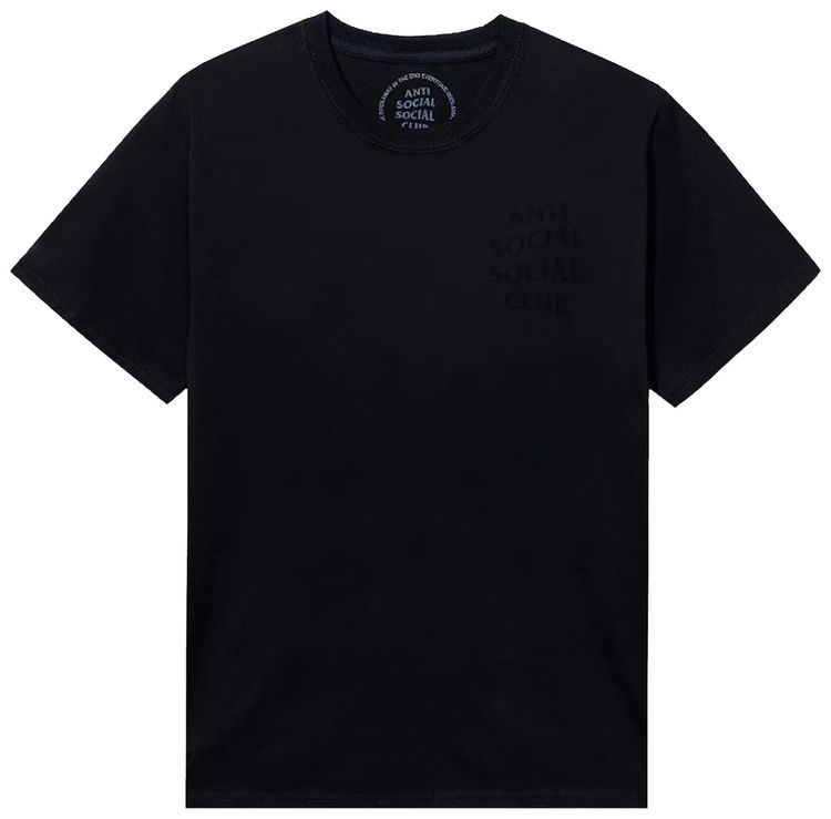 Anti Social Social Club Cancelled Tee Black
