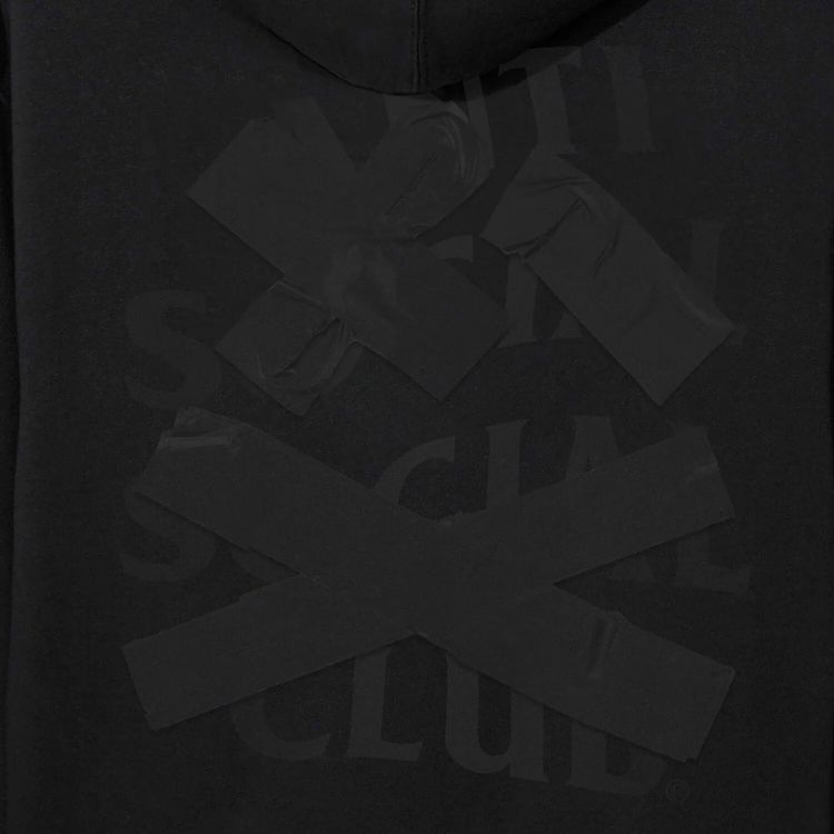 Anti Social Social Club Cancelled Hoodie Black