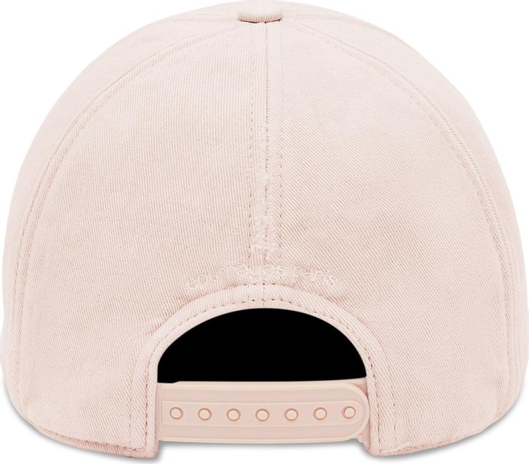 Courreges AC Embroidered Washed Cap Oatmeal