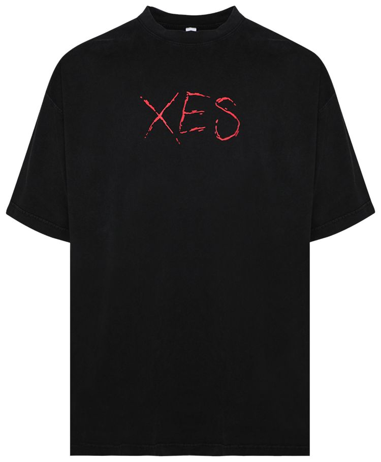 Vetements Xes T Shirt Black