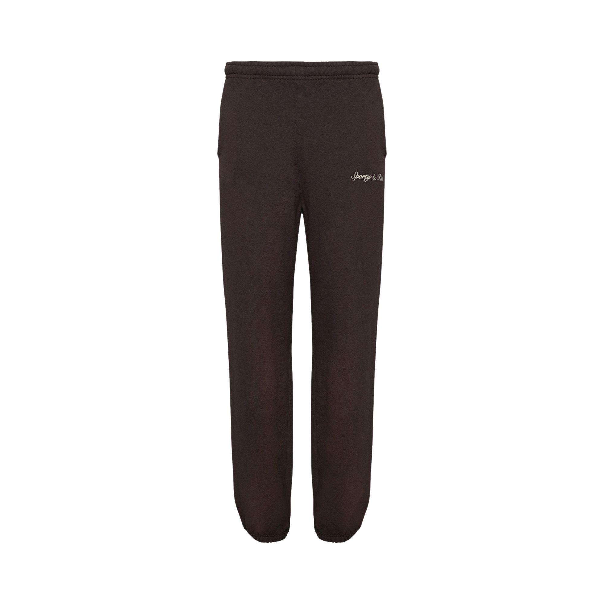 ボトムスその他 Sporty & Rich Syracuse Logo Print Jogger Pants Chocolate SWA Buy Sporty & Rich Syracuse Sweatpant 'Chocolate