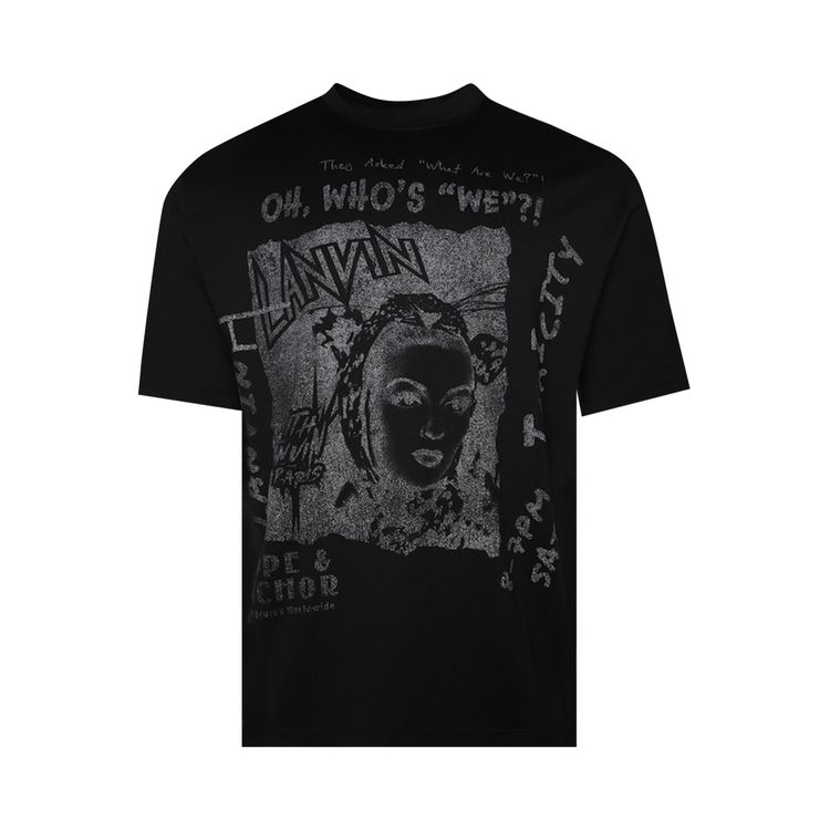 Lanvin Rmje0033A18 10 Grey T Shirt