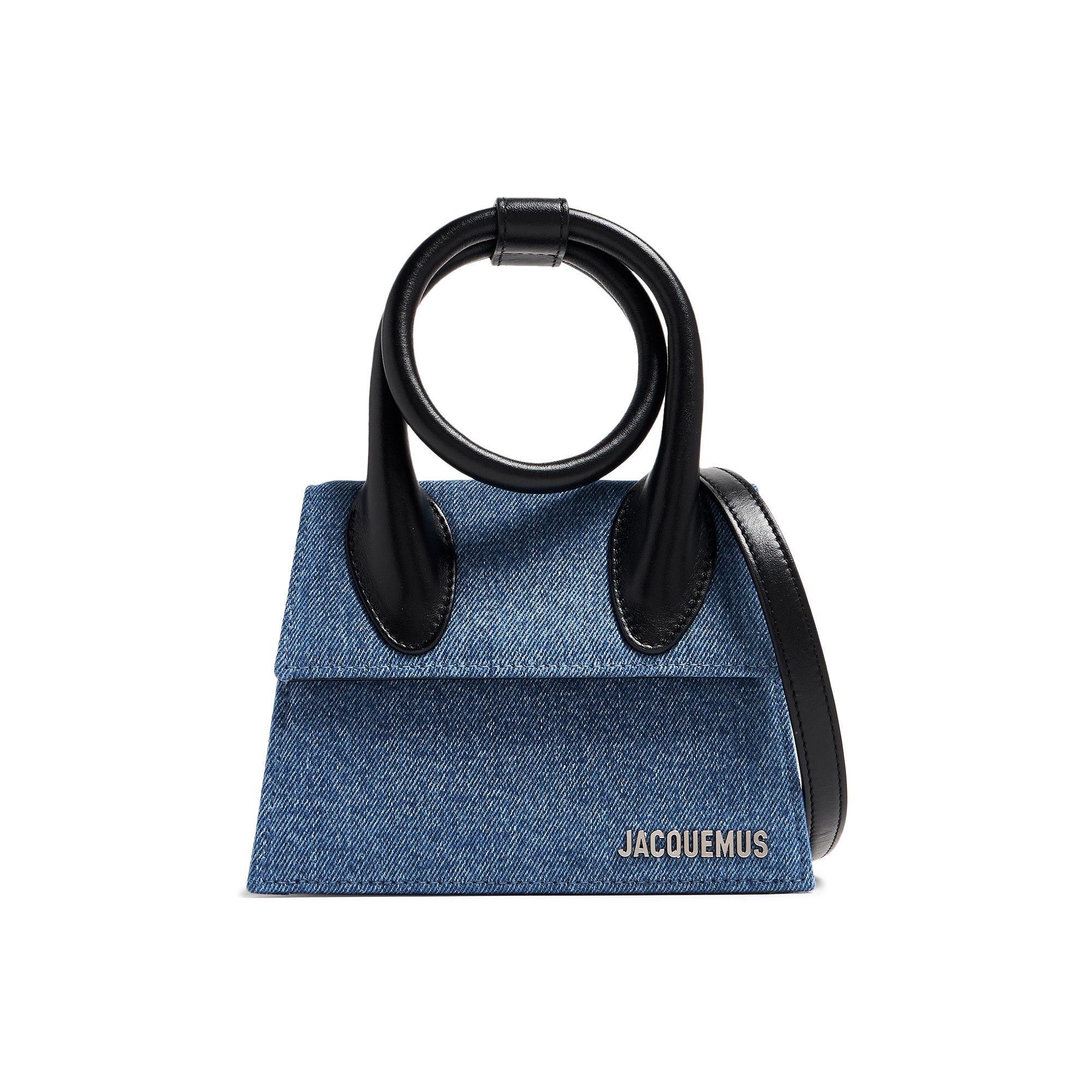 Jacquemus Mini Le Chiquito Denim Bag Blue