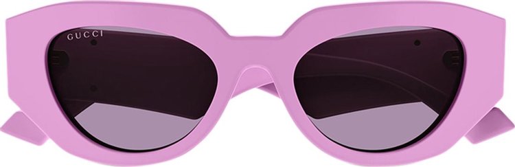 Gucci Sunglasses 'Shiny Solid Pink'