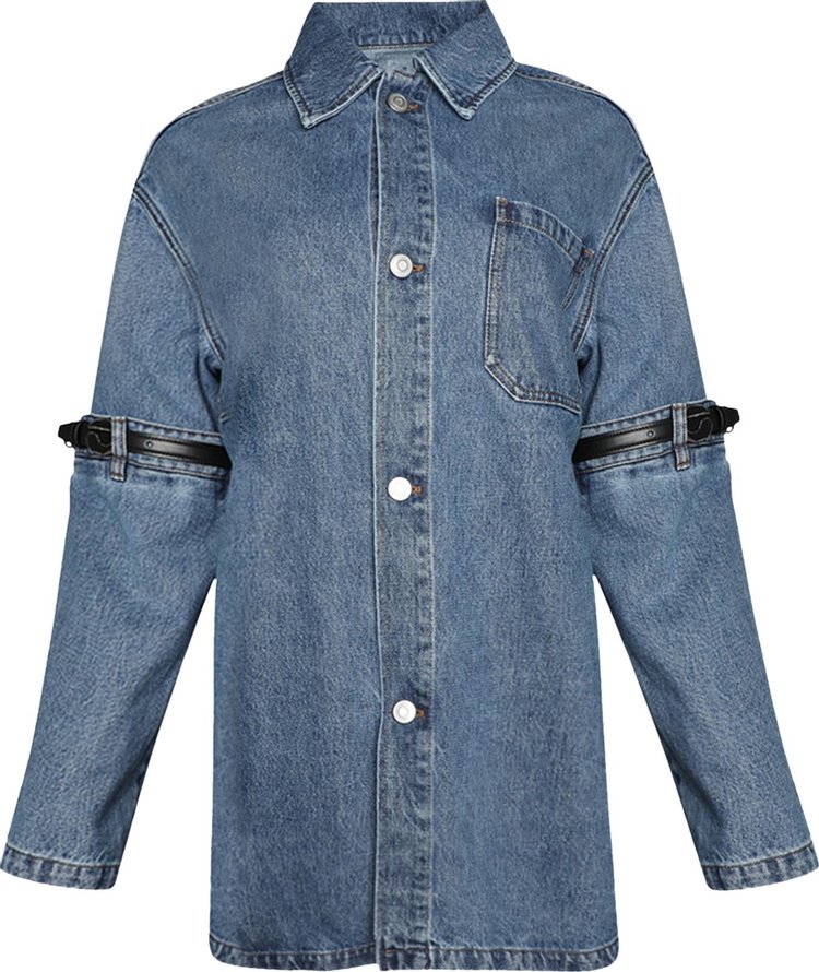 Coperni Open Elbow Jacket 'Washed Blue'