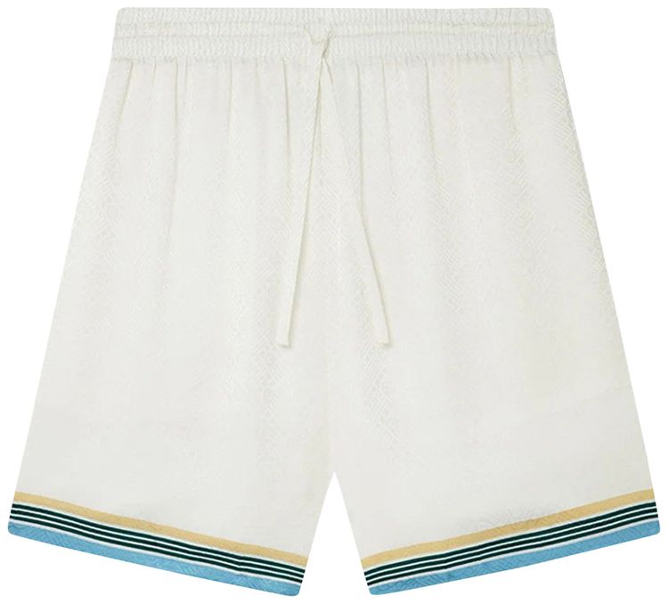 Casablanca Silk Shorts With Drawstrings Casa Way