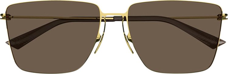 Bottega Veneta Sunglasses 'Shiny Gold'