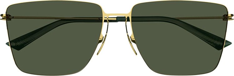 Bottega Veneta Sunglasses 'Shiny Gold'
