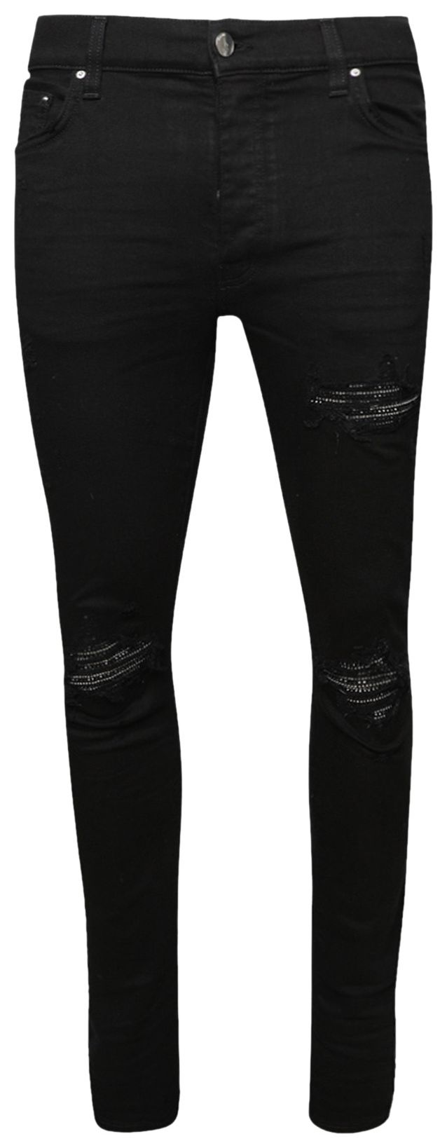 Amiri Crystal MX1 Jean Black
