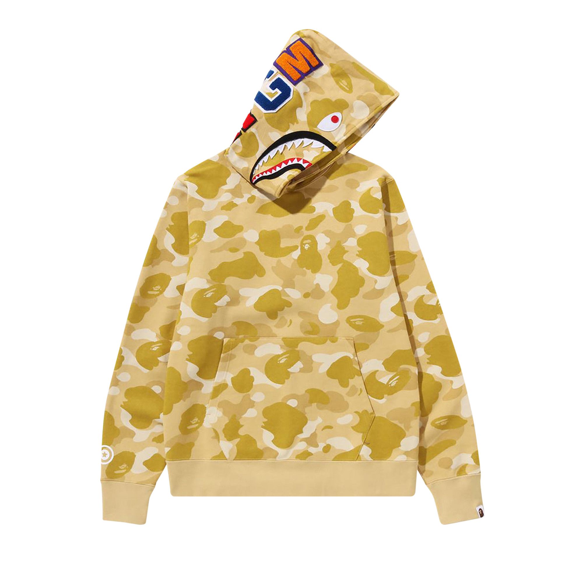 Bape shark yellow camo clearance