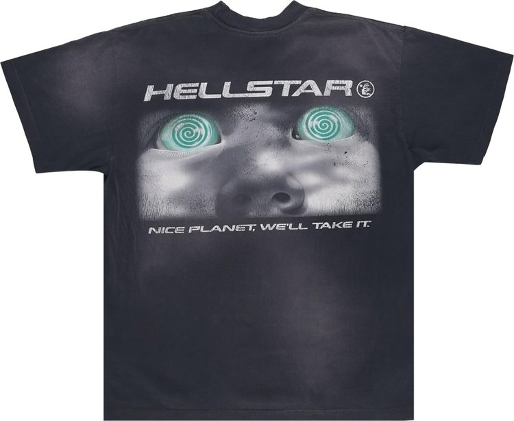 Hellstar Attacks T Shirt BlackGreen