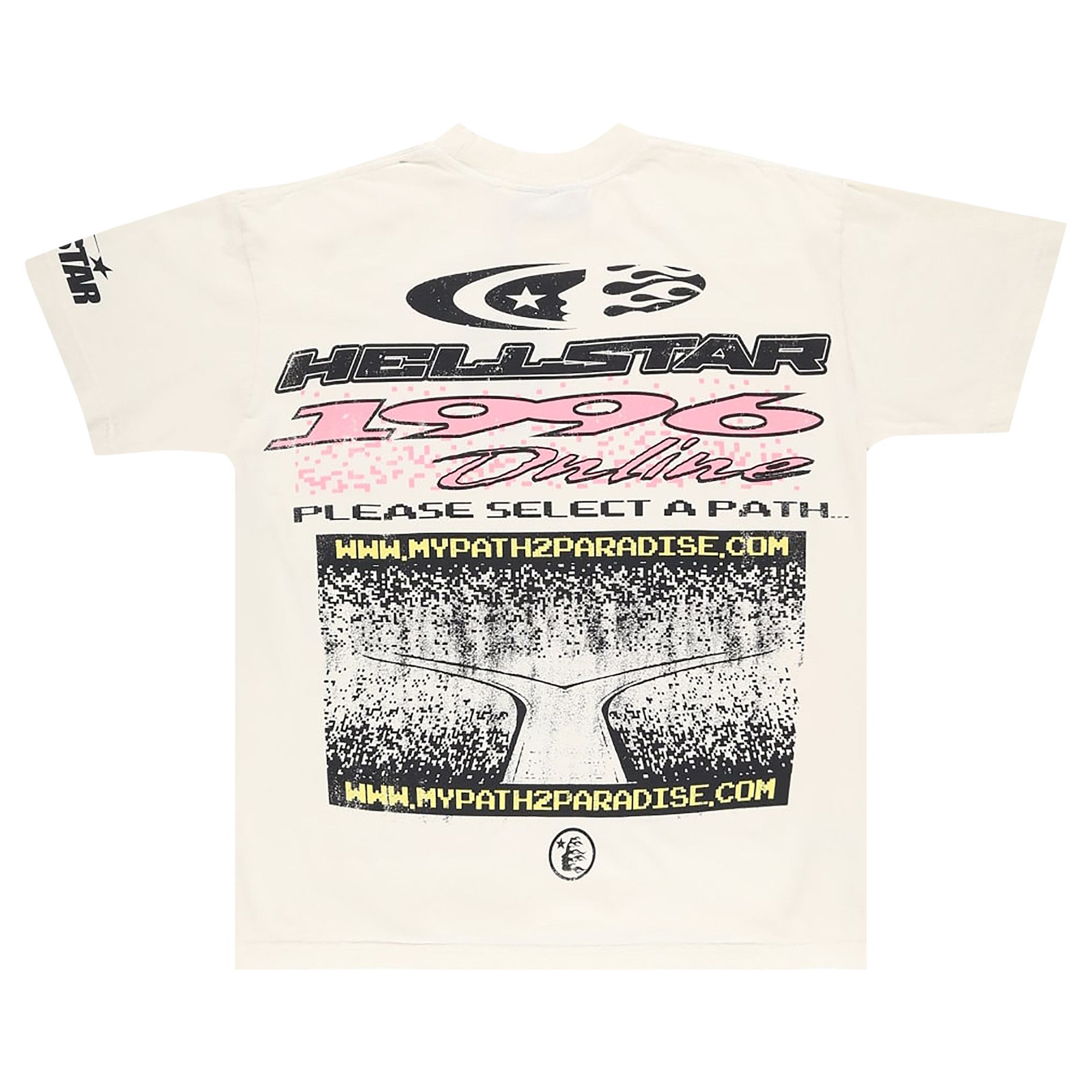 Hellstar Pixel Long-Sleeve T-Shirt 'White' | eBay