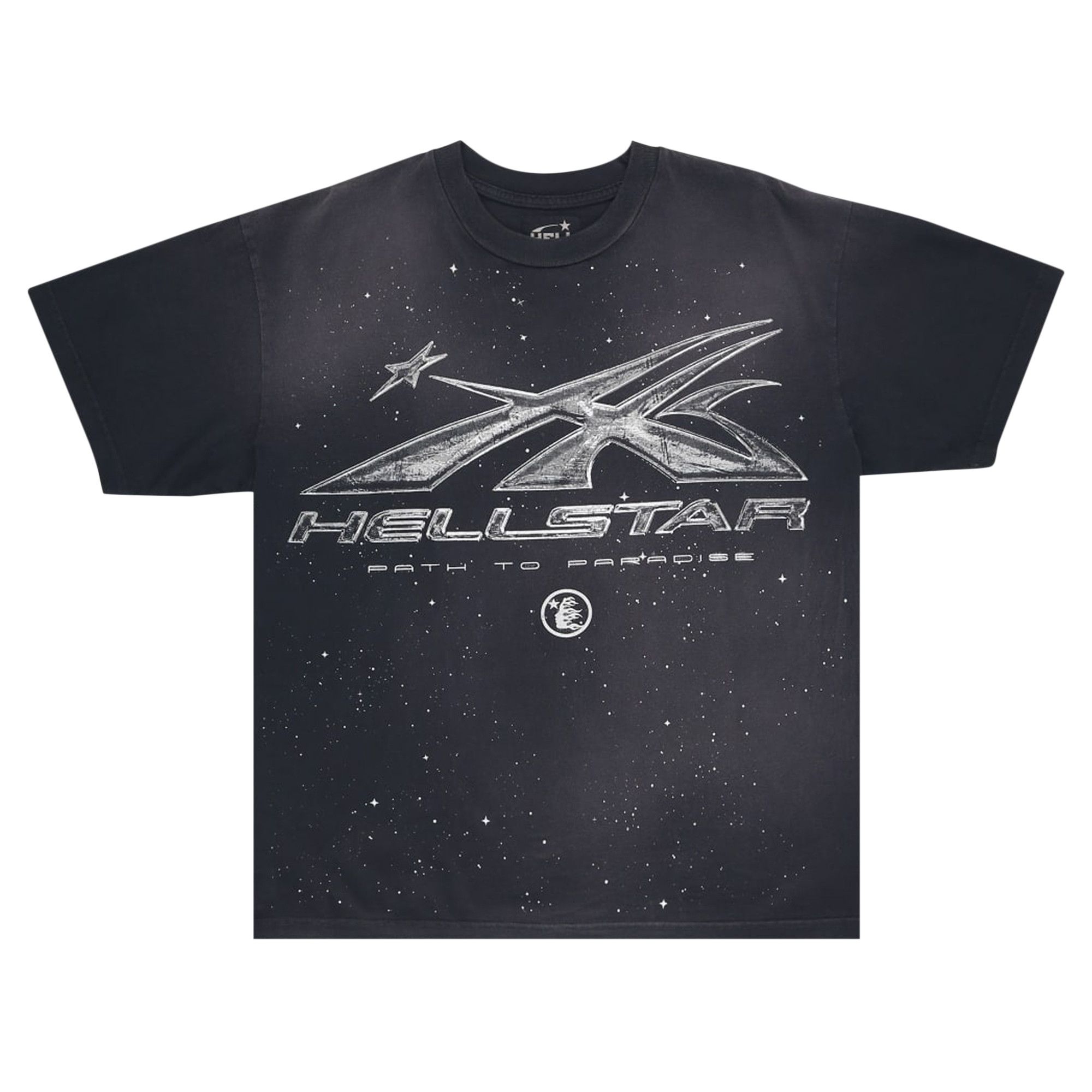 Buy Hellstar Chrome T-Shirt 'Black' - HS T5 BLAC | GOAT