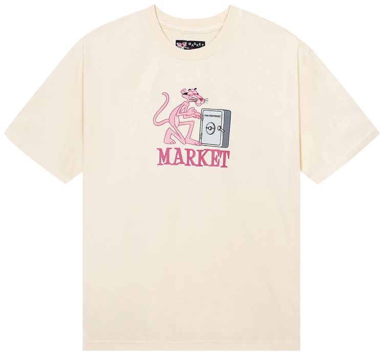 Market Pink Panther Call My Lawyer T Shirt Ecru