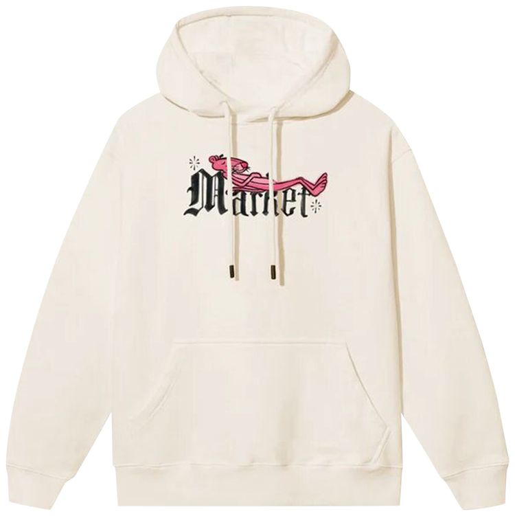 Market Pink Panther Swap Meet Hoodie Ecru
