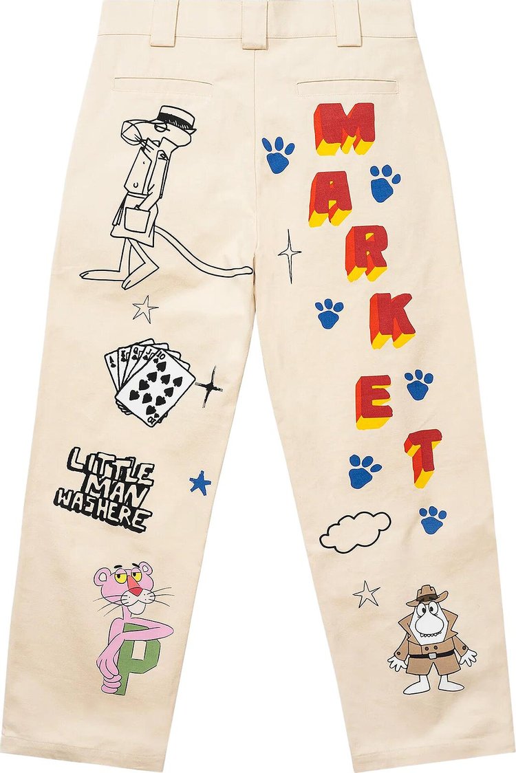 Market Pink Panther Senior Pants Khaki