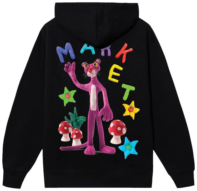 Market Pink Panther Nostalgia Hoodie Black