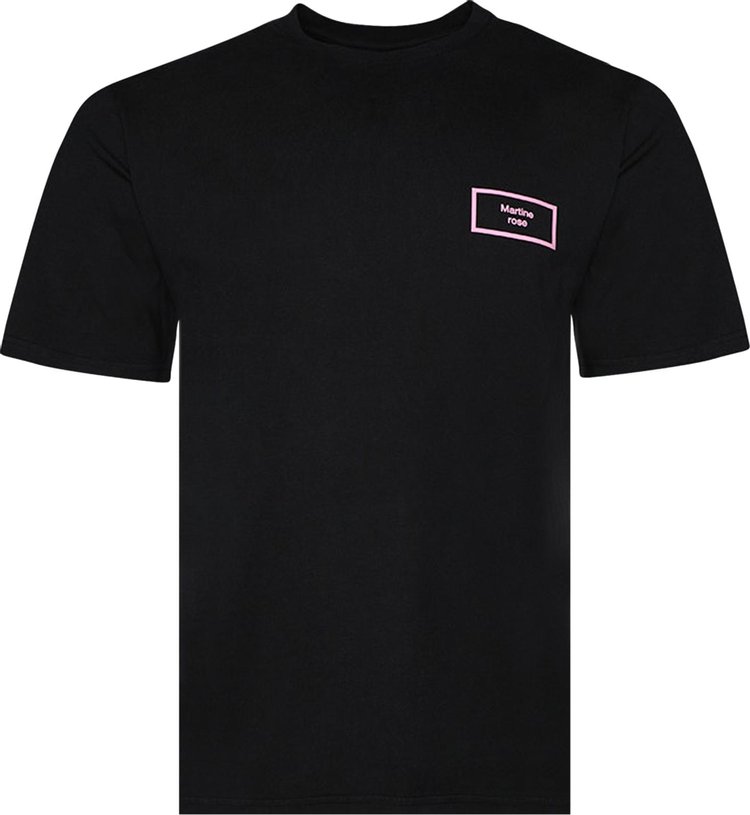 Martine Rose Classic T-Shirt 'Black Pigment Dye'