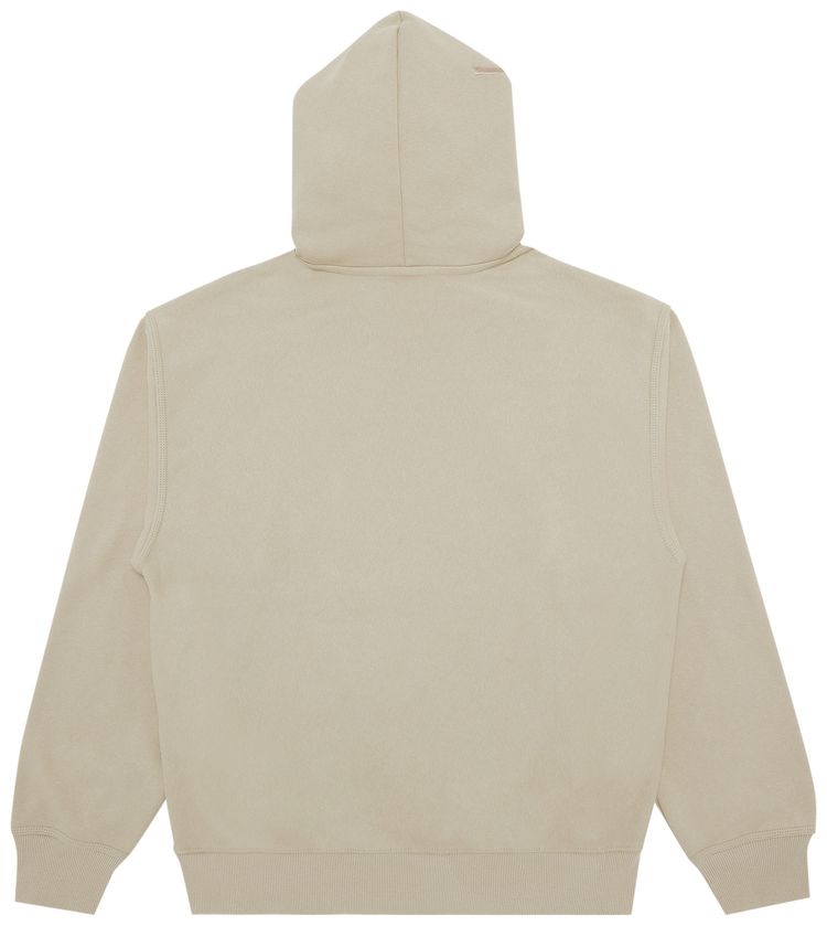 Stussy Back Hood Applique Hoodie Khaki