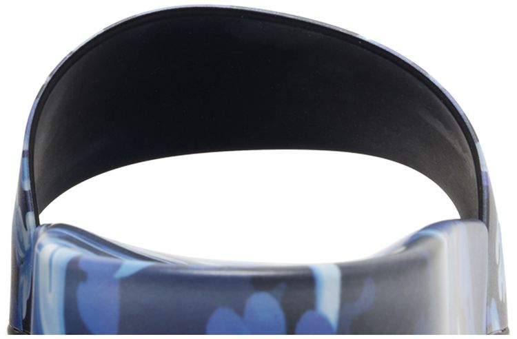 Versace Slide Baroccoflage Print   Blue