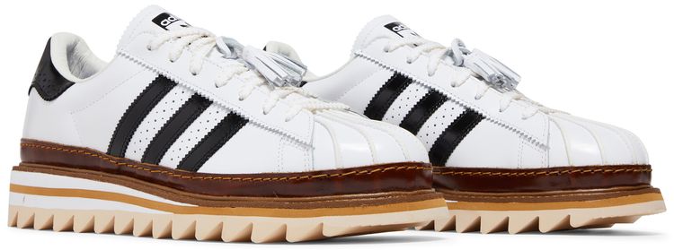 CLOT x Superstar White Black
