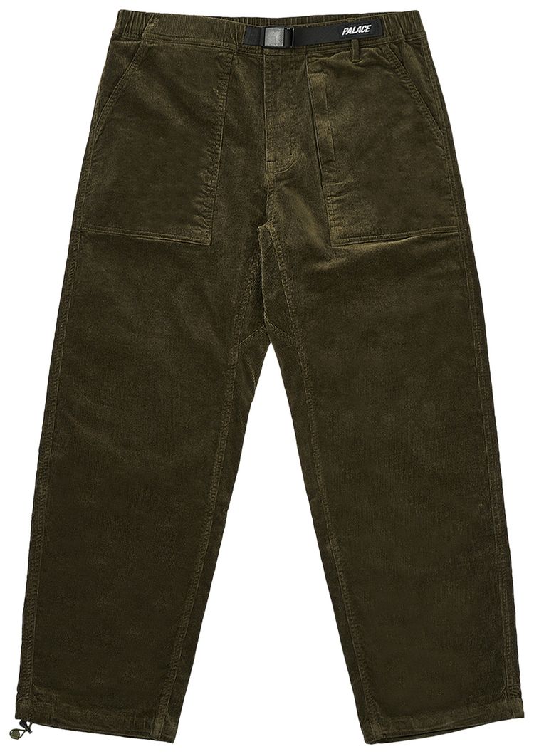 Palace Corduroy Belter Trouser Deep Green