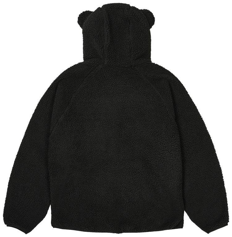 Palace Teddy Fleece Jacket Black