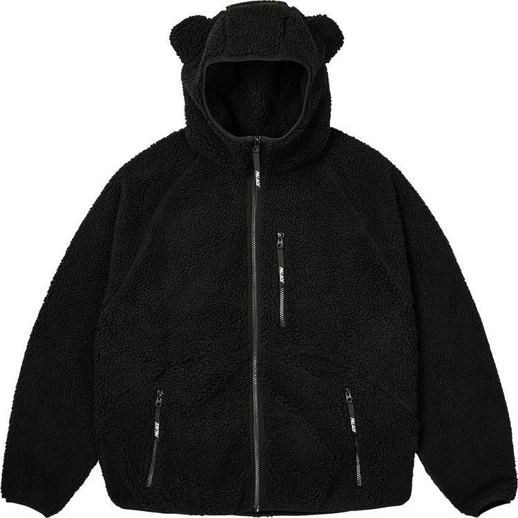 Buy Palace Teddy Fleece Jacket 'Black' - P26JK026