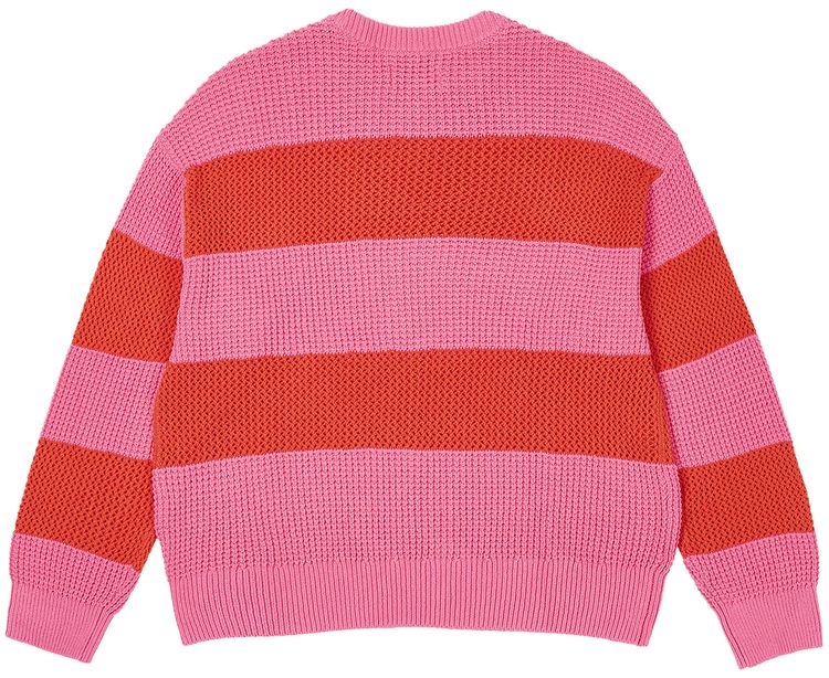 Palace Open Stripe Knit PinkOrange