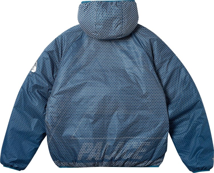 Palace Hexagon Pertex Quilted Jacket Blue