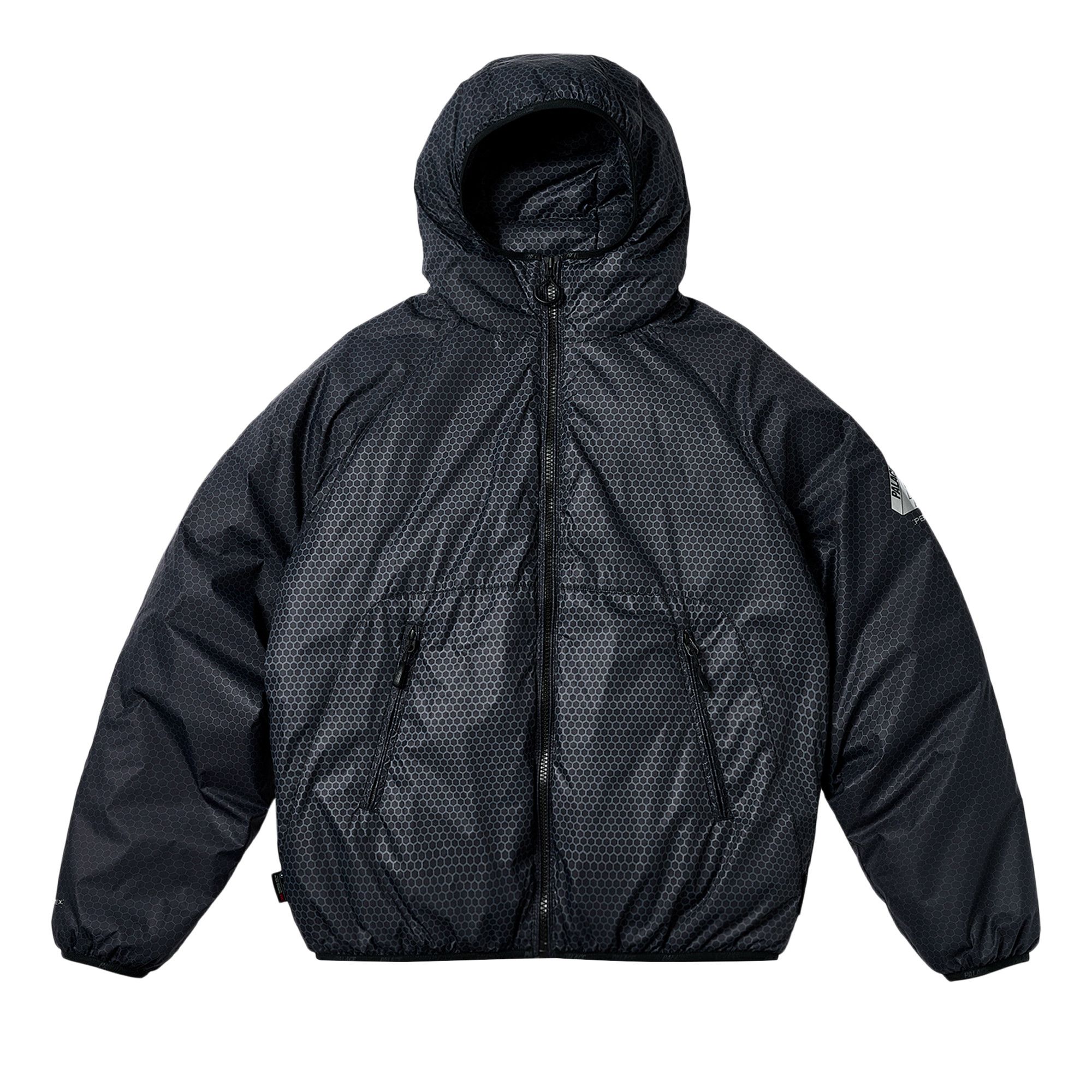 Buy Palace Hexagon Pertex Quilted Jacket 'Black' - P26JK017 | GOAT