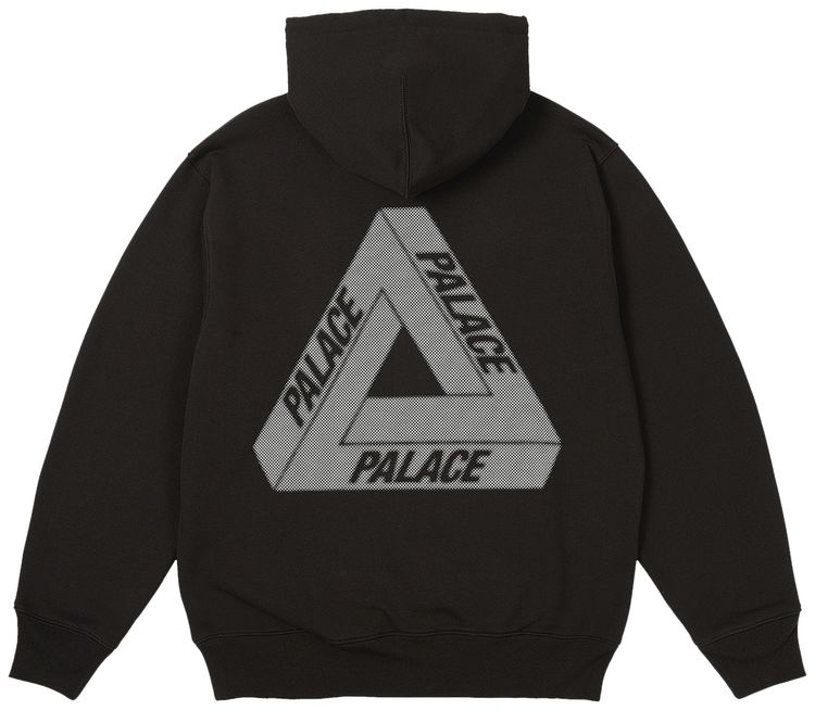 Palace Bit Grippy Tri Ferg Hood Black