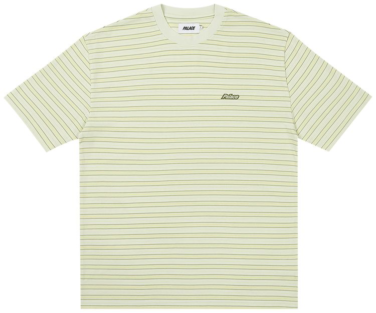 Palace Boxy Stripe T Shirt Green