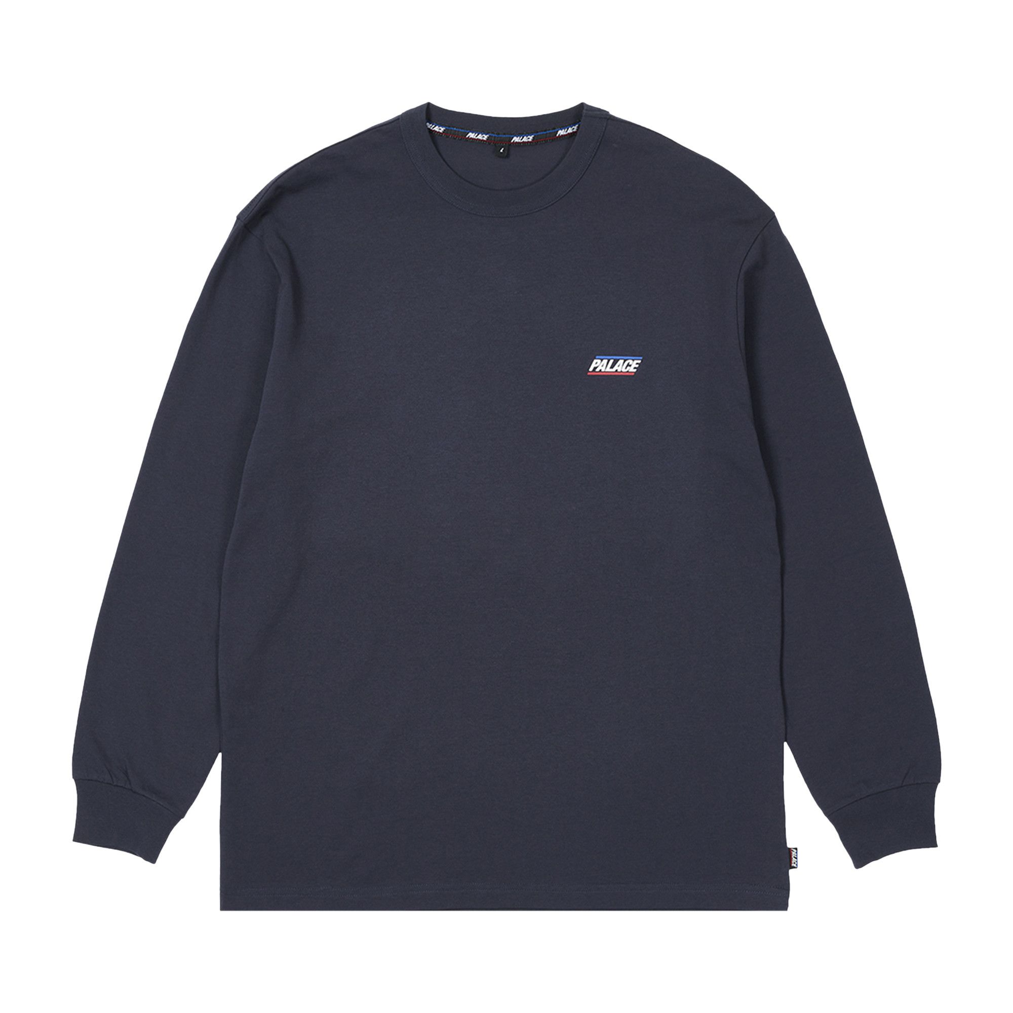 Buy Palace Basically A Long-Sleeve 'Navy' - P18LS021 | GOAT