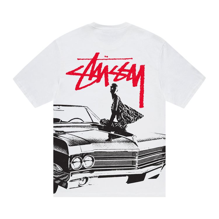 Stussy Beat Crazy Tee White