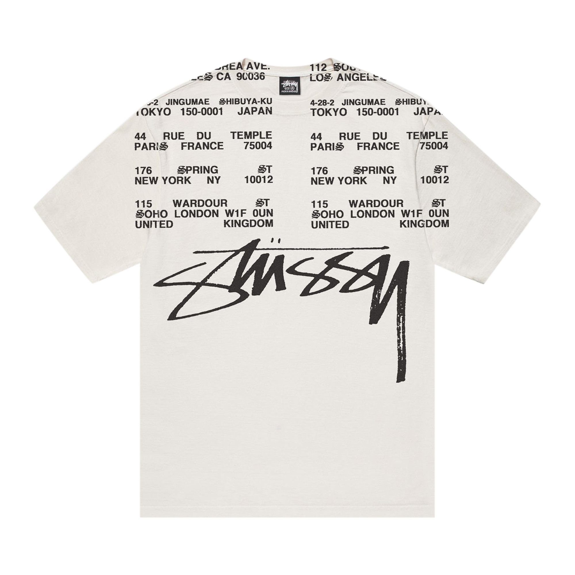 ★関税込★Stussy★Stussy Web Pigment Dyed T-Shirt★Natural ☆関税込☆Stussy☆Stussy Web Pigment Dyed T-Shirt☆Natural