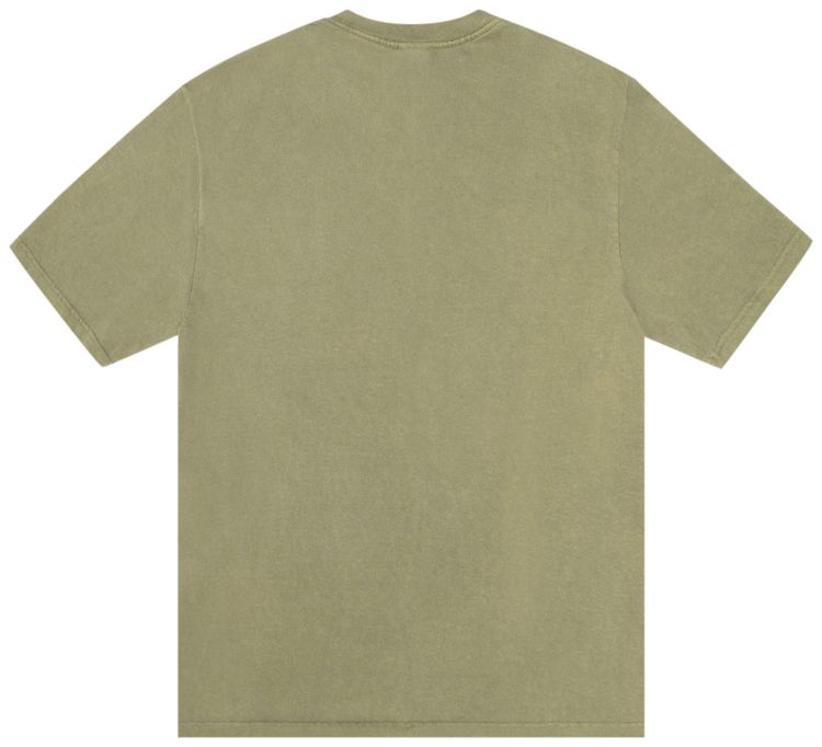 Stussy Locations Tee Pigment Dyed Olive