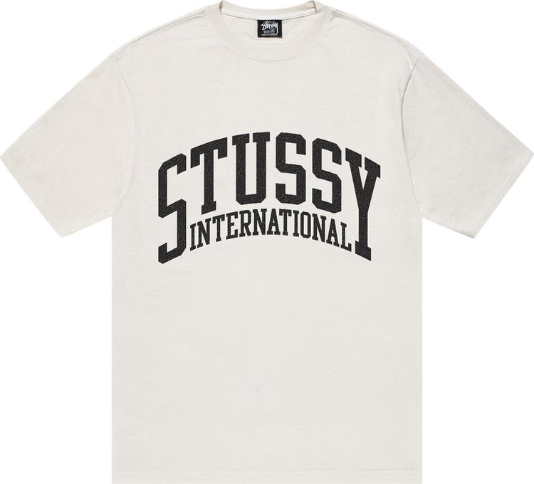 Stussy International Tee Pigment Dyed Natural