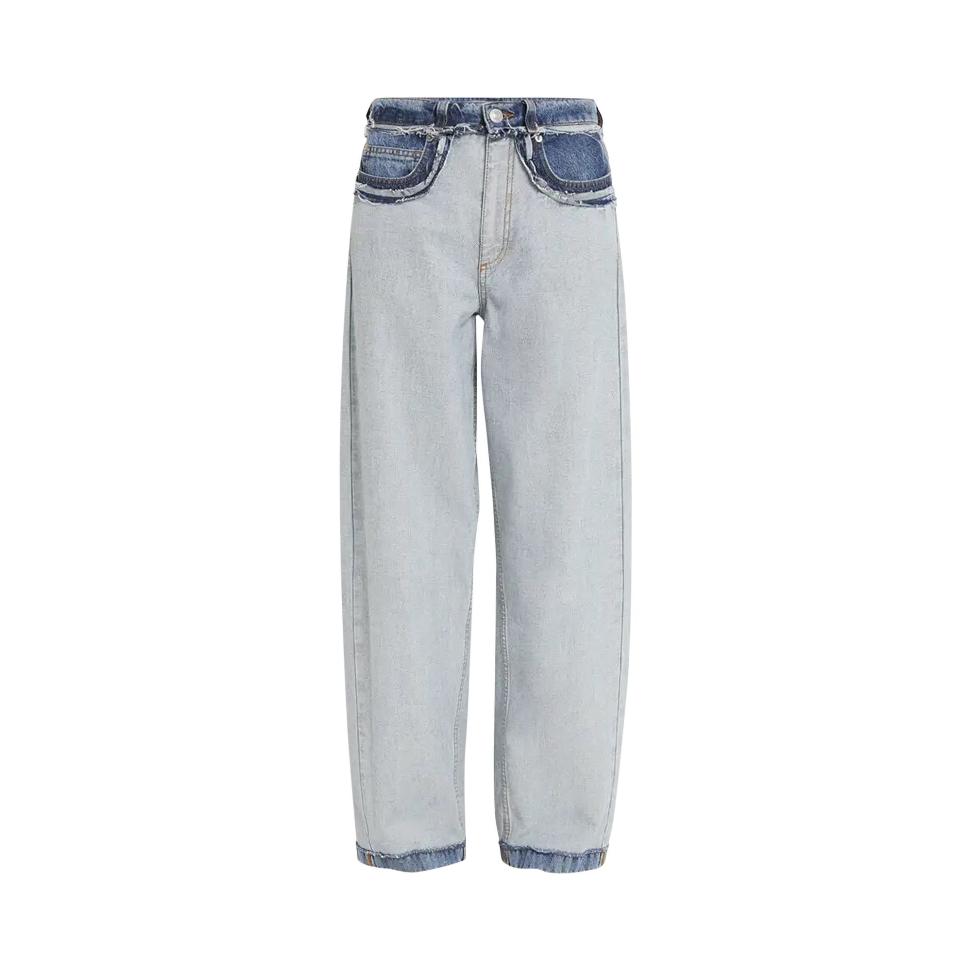 Buy Marni Stone Washed Denim 5 Pocket Pants 'Azure' - PAJD0474SQ