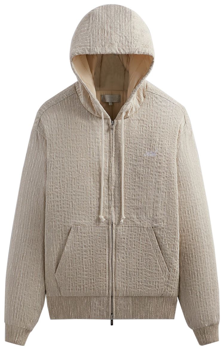 Kith Slub Boucle Sierra Zip Hoodie Canvas