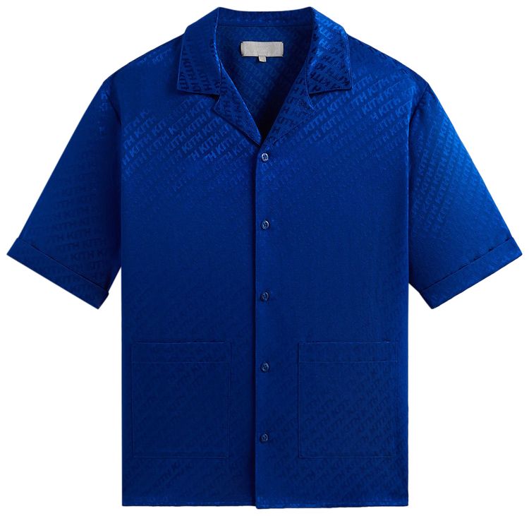Kith Jacquard Faille Reade Shirt Cyclone