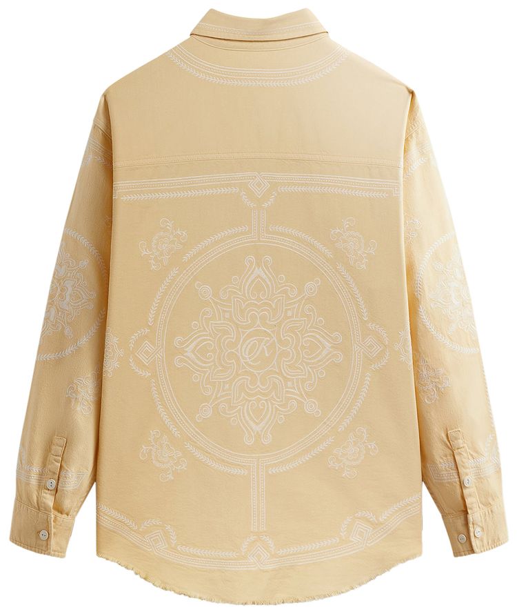 Kith Raw Hem Denim Apollo Shirt Blonde