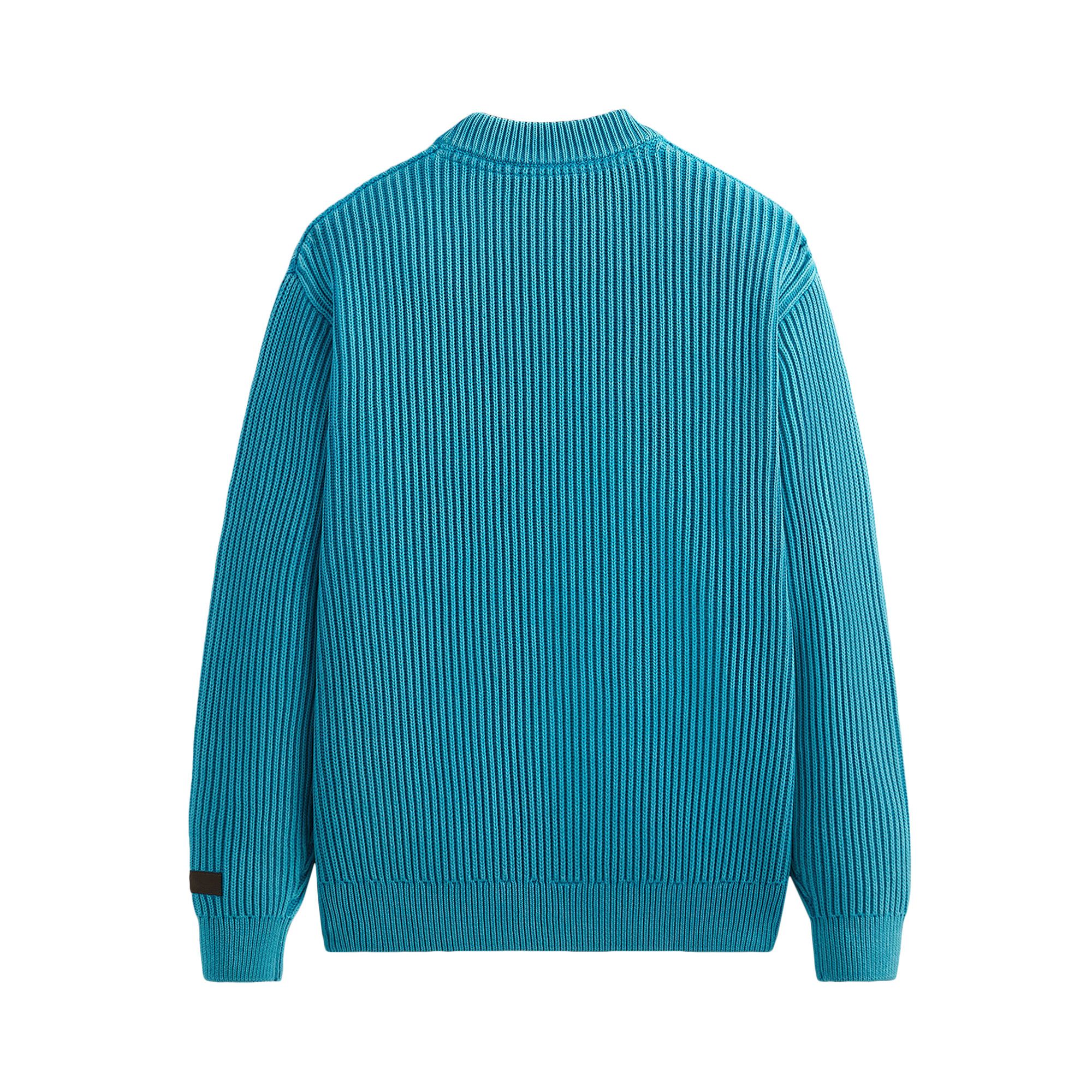 Buy Kith Garment Dyed Meyer Knit Crewneck 'Fresco' - KHM031832