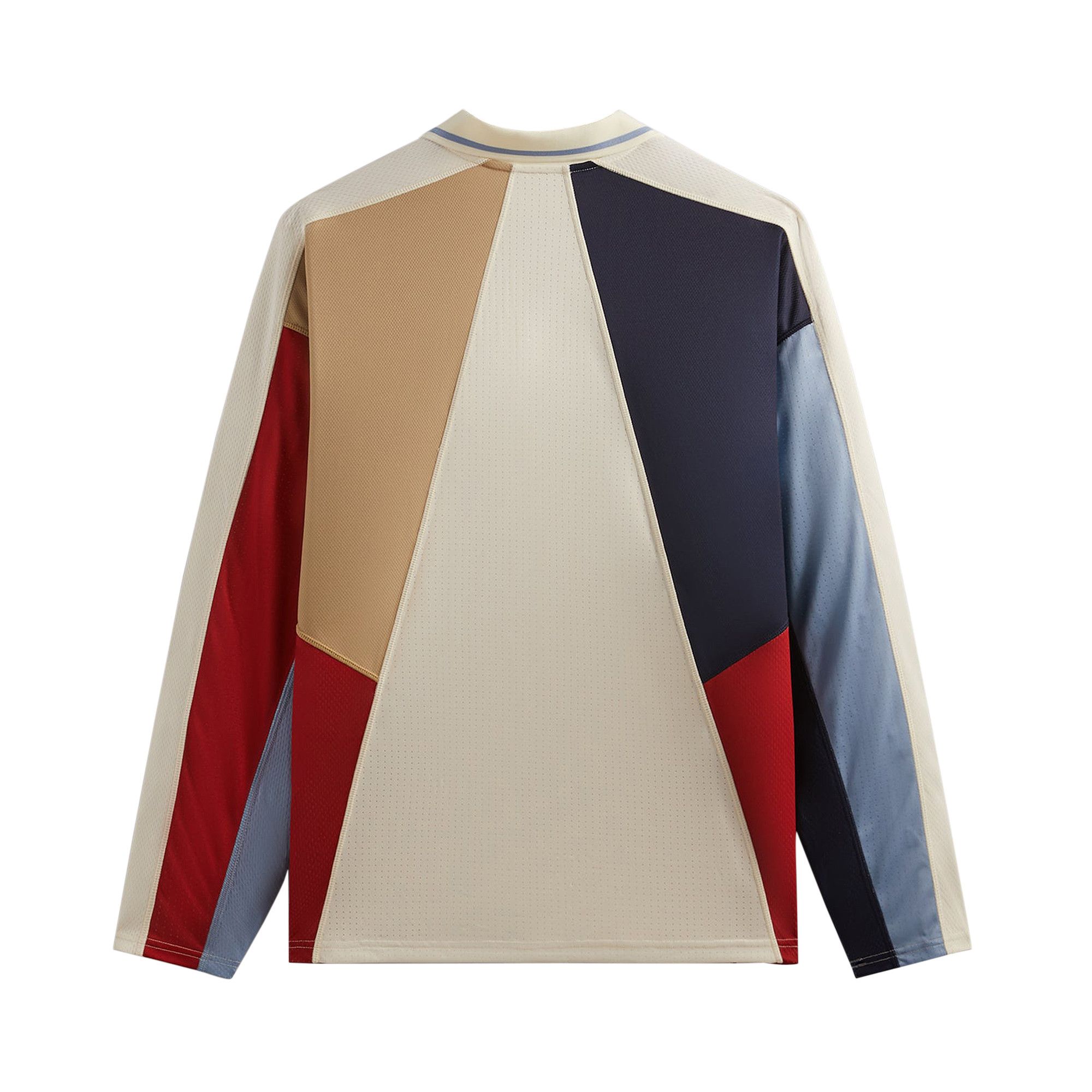Buy Kith Long-Sleeve Panelled Otto Polo 'Sandrift