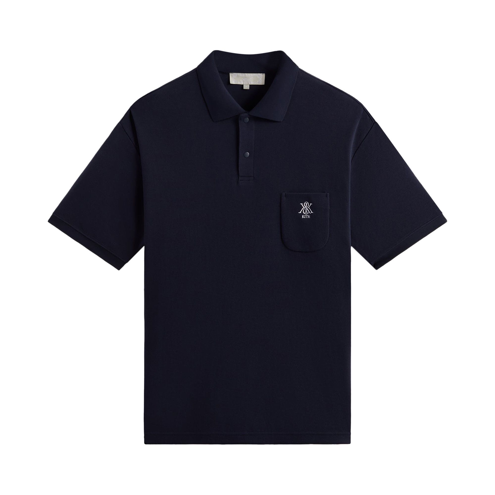 Buy Kith Ethan Pique Polo 'Nocturnal' - KHM031892 413 | GOAT