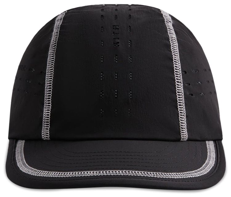 Kith Wrinkle Nylon Griffey Camper Hat Black
